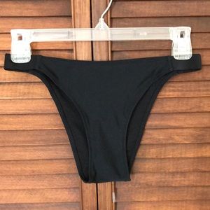 Bikini bottom size small black new with sticker
